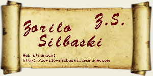 Zorilo Silbaški vizit kartica